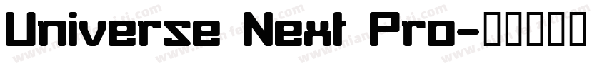 Universe Next Pro字体转换